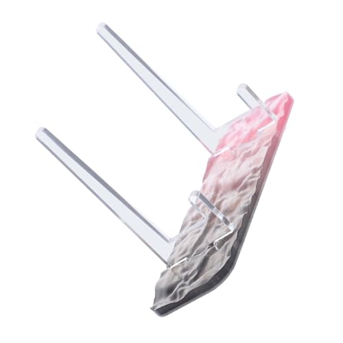 TEMPNAP Transparentes Aufbewahrungsregal Staffelei Stehen Kleine Staffelei Mit Präsentationsständer Pin-organizer Anstecker-displayständer Ausstellungsstand Abzeichenständer Acryl Black von TEMPNAP