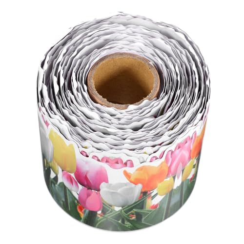 TEMPNAP Tulpenbordüre Dekoration Wohndeko Bordüre Tafelbordüre Papierblumen Aufkleber Schuldekoration Bordüren Blumenbordüre Aufkleber Blumenaufkleber Beschichtetes Papier TEMPNAP Tulpenbordüre Dekoration Wohndeko Bordüre Tafelbordüre Papierblumen Aufkleber Schuldekoration Bordüren Blumenbordüre Aufkleber Blumenaufkleber Beschichtetes Papier von TEMPNAP