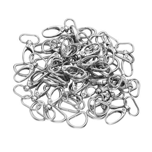 TEMPNAP Umweltfreundlicher Zinklegierungs Karabinerhaken Drehbarer Schmuckverschluss für Armbänder und Schlüsselanhänger DIY Schmuckzubehör Langlebig und Sicher TEMPNAP Umweltfreundlicher Zinklegierungs Karabinerhaken Drehbarer Schmuckverschluss für Armbänder und Schlüsselanhänger DIY Schmuckzubehör Langlebig und Sicher von TEMPNAP