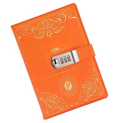 TEMPNAP Vintage PU Notizbuch mit Code Schloss Orange Tagebuch für Journaling Reisen und Notizen Perfektes für Freunde und Familie TEMPNAP Vintage PU Notizbuch mit Code Schloss Orange Tagebuch für Journaling Reisen und Notizen Perfektes für Freunde und Familie von TEMPNAP