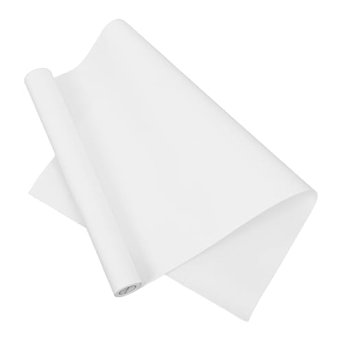 TEMPNAP Zeichenpapier Rollenpapier Malpapier Rolle Wasserfarbenpapier Zeichenfläche papierrolle buntpapier Staffelei Papier Skizzenpapier Bastelpapier Papier bemalen Farbpapier Weiß von TEMPNAP