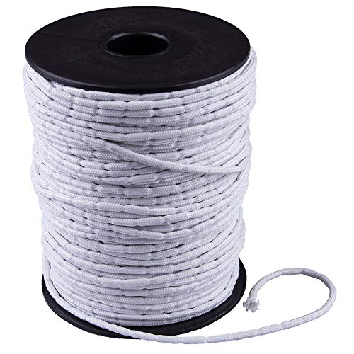 TENDAGGIMANIA Bleiband für Gardinen -Vorhanggewichte Farbe Weiss - Abverkauf am Meter (50 G/MT) von TENDAGGIMANIA