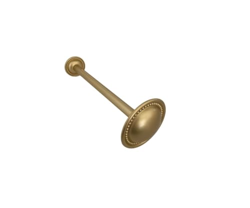 TENDAGGIMANIA Raffhalter für Vorhang - Wand Montage - Massnahme Halterung: 20 cm x 7 cm, Farbe des Raffhalter Gold satiniert von TENDAGGIMANIA