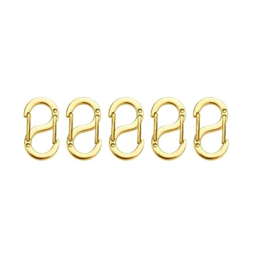 5 Stück Kettenverlängerung Gold,Ketten Layering Verschluss,Gold Necklace Extender,Goldener Schlüsselanhänger mit Kette, Karabinerverschluss mit Doppelter öffnung,für Halsketten Clip 5 Stück Kettenverlängerung Gold,Ketten Layering Verschluss,Gold Necklace Extender,Goldener Schlüsselanhänger mit Kette, Karabinerverschluss mit Doppelter öffnung,für Halsketten Clip von TENGEE