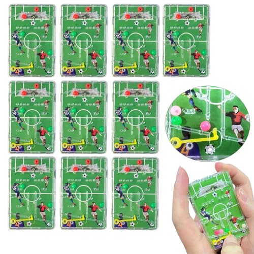 TENGEE 10 Stück Mitgebsel,Fussball Mitgebsel,Mini Geduldsspiel Flipperspiel,Fußball Mitgebsel,Fussball Spiele,Tennisschuhe Kinder Sandplatz,für Jungen Geburtstag Party,Kinder Fussball Spiele Mix TENGEE 10 Stück Mitgebsel,Fussball Mitgebsel,Mini Geduldsspiel Flipperspiel,Fußball Mitgebsel,Fussball Spiele,Tennisschuhe Kinder Sandplatz,für Jungen Geburtstag Party,Kinder Fussball Spiele Mix von TENGEE