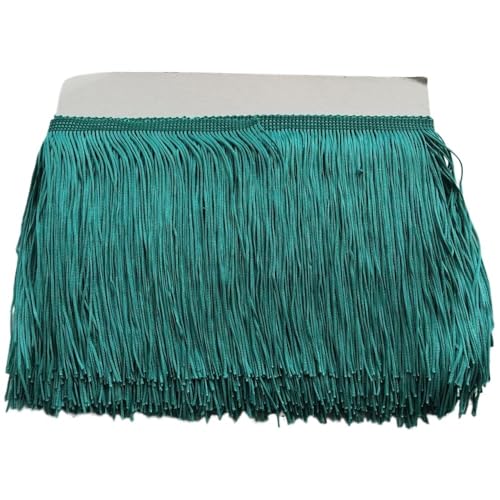TENVORA Fransenborte,Fransen 1 Meter, 15 cm lang, Aquamarin, Spitzenfransenbesatz, Polyester-Quaste, Fransenbesatz, DIY-Lateinamerika-Kleid, Bühnenkleidung, Zubehör TENVORA Fransenborte,Fransen 1 Meter, 15 cm lang, Aquamarin, Spitzenfransenbesatz, Polyester-Quaste, Fransenbesatz, DIY-Lateinamerika-Kleid, Bühnenkleidung, Zubehör von TENVORA