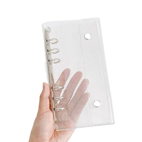 10 x 6-fach gelochte Fotokarten-Hüllen mit 20 Taschen oder 6 Löchern, PVC-Einband, 6 Ringe, Kartenordner, Ordnerhüllen, PVC-Kartenaufbewahrung von TENYELE