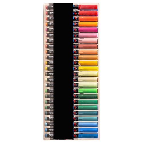 12/24/36/48 Farb-Flüssig-Acryl-Marker, Pinselspitze, Acrylmalstift zum Zeichnen auf Papier, Stein, Stein, Leinwand, Holz, Glas, Acrylfarbe, Stifte für Steine, Leinwand, Malerei 12/24/36/48 Farb-Flüssig-Acryl-Marker, Pinselspitze, Acrylmalstift zum Zeichnen auf Papier, Stein, Stein, Leinwand, Holz, Glas, Acrylfarbe, Stifte für Steine, Leinwand, Malerei von TENYELE
