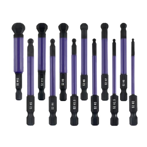 12-teiliges Inbusschlüssel-Set, Schraubendreher-Bit-Set, 6,35 mm Sechskantschaft, Sechskant-Bit, Wartungswerkzeug, elektronische Geräte 12-teiliges Inbusschlüssel-Set, Schraubendreher-Bit-Set, 6,35 mm Sechskantschaft, Sechskant-Bit, Wartungswerkzeug, elektronische Geräte von TENYELE