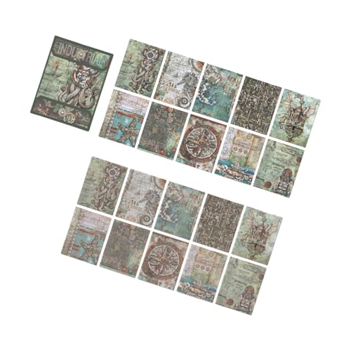 20 Blatt Retro Ästhetisches Dekorpapier Scrapbooking Dekoration Papier für Journal Notizbuch Fotoalbum und Kunst Handwerk Antik Scrapbook Dekoration 20 Blatt Retro Ästhetisches Dekorpapier Scrapbooking Dekoration Papier für Journal Notizbuch Fotoalbum und Kunst Handwerk Antik Scrapbook Dekoration von TENYELE
