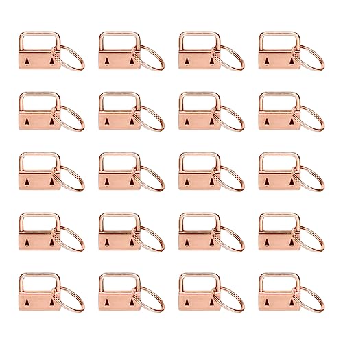 20 Stück Hardware Bulk Wristlet Hardware Schlüsselanhänger mit Schlüsselanhänger für Handgelenk, Schlüsselband, Bekleidungsverschlüsse 20 Stück Hardware Bulk Wristlet Hardware Schlüsselanhänger mit Schlüsselanhänger für Handgelenk, Schlüsselband, Bekleidungsverschlüsse von TENYELE