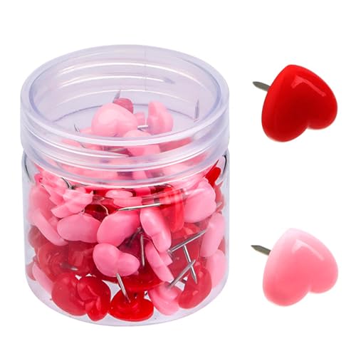 50/100/150pcs Herzschubstifte Mit Gehäuse Dekorative Daumen Tacks Zeichnen Von Stiften Karte Kork Notfall Board Stift Für Bürohandwerksnähte Vorräte 50/100/150pcs Herzschubstifte Mit Gehäuse Dekorative Daumen Tacks Zeichnen Von Stiften Karte Kork Notfall Board Stift Für Bürohandwerksnähte Vorräte von TENYELE