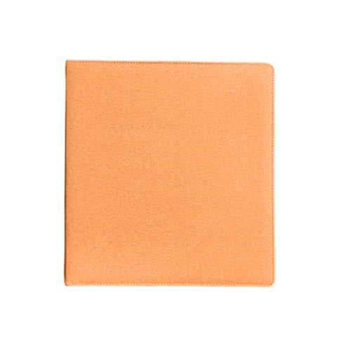 9 Pocket Card Folder Card Display Album Gaming Card Collection Album 3 Rings Leather Orgniser Folder for Sports Card Double Sided Card Display von TENYELE