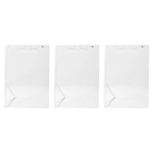 Acryl-Klemmbrett, transparent, Standard-Briefgröße, Dokumentenständer mit Schiebeclip, für Schule, Büro, Schreibtisch, Kopierständer, Aktenhalter, Schreibtafel von TENYELE