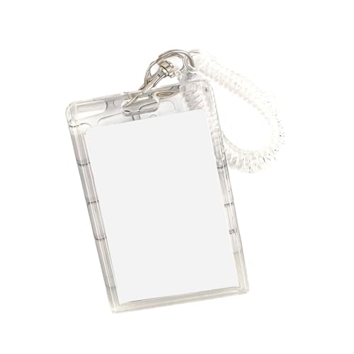 Clear Acrylkartenkoffer Wasserbeständiger Beschützer Mit Frühlingsclip Für Die Tägliche Pendelkonferenz Und Reise Acryl Hülle Clear Acrylkartenkoffer Wasserbeständiger Beschützer Mit Frühlingsclip Für Die Tägliche Pendelkonferenz Und Reise Acryl Hülle von TENYELE