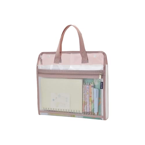 Dokumentenmappe mit 13 Fächern, wasserabweisend, transparent, PVC, erweiterbar, Ordner, Sortierordner, erweiterbarer PVC-Dokumenten-Organizer von TENYELE