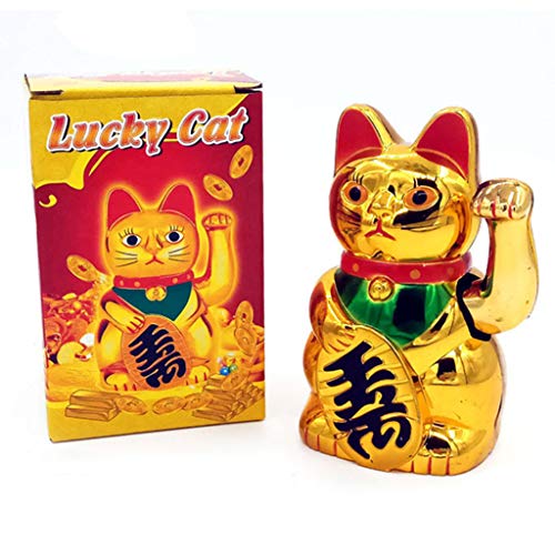 Gold Maneki Neko Cute Lucky For Electric Art Home Decorative Shop Hotel Tables Decoration Mate Maneki Neko Lucky von TENYELE