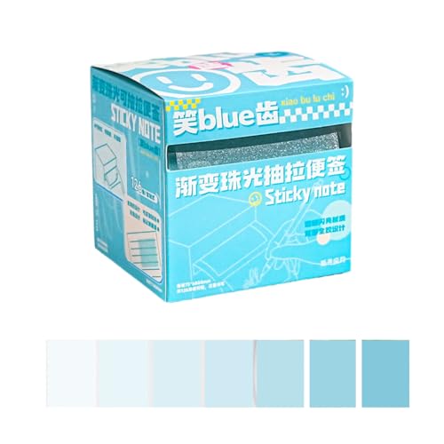 Haftnotizen zum Herausziehen, 126 Blatt, herausziehbare Schreibnotizen, Papier, kleiner transparenter Notizblock Haftnotizen zum Herausziehen, 126 Blatt, herausziehbare Schreibnotizen, Papier, kleiner transparenter Notizblock von TENYELE