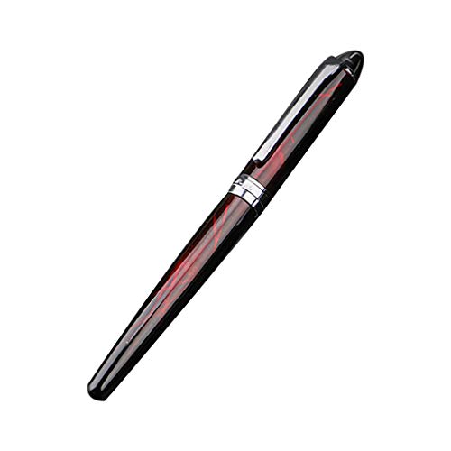 Luxuriöser Füllfederhalter mit bunten Linien, für Geschäftsleute, Studenten, 0,38 mm, feine Feder, Kalligraphie-Füllfederhalter-Set mit Federn von TENYELE