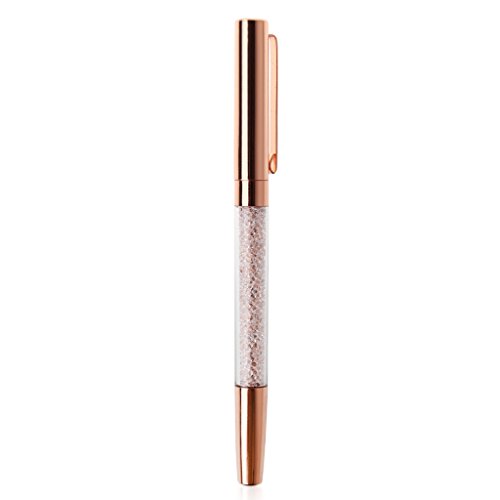 Luxuriöser Metall-Kugelschreiber, Kristall, Gold, Metallstift für Bürobedarf, Geschenk, erkennbare Stifte von TENYELE
