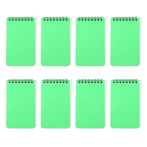 Notizbücher mit Doppelspulen, 80 Blatt, liniert, kleiner Notizblock zum Schreiben, Zeichnen, Skizzieren, liniert, 8 Stück Notizbücher mit Doppelspulen, 80 Blatt, liniert, kleiner Notizblock zum Schreiben, Zeichnen, Skizzieren, liniert, 8 Stück von TENYELE
