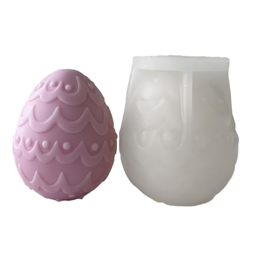 Ostereier-Form, antihaftbeschichtet, leicht zu entformen, für Seife, Ostern, Party, Dekoration, Geschenktütenfüller, Steinform von TENYELE