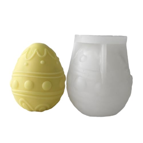 Ostereier-Form, antihaftbeschichtet, leicht zu entformen, für Seife, Ostern, Party, Dekoration, Geschenktütenfüller, Steinform von TENYELE