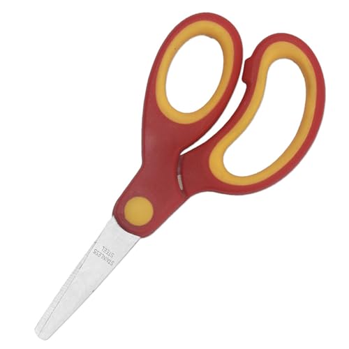 Praktische Schere, Trainingsschere, Bastelschere, Fadenschere, Schneidwerkzeug, Schulbedarf für Kinder, Multifunktionsschere, Kinderschere, Trainingsschere von TENYELE