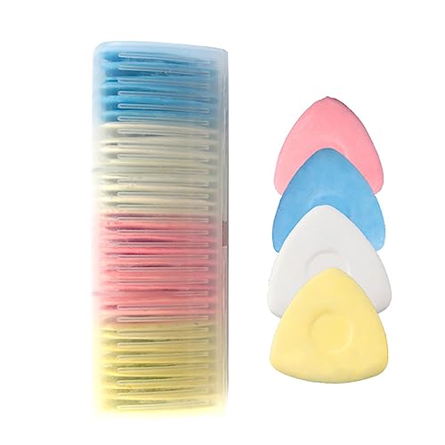 Professionelle Schneiderkreide, dreieckig, Schneiderkreide, Marker, Nähstoff, mit Aufbewahrungsbox, Schneiderei für Stoff, 20/30 Stück von TENYELE
