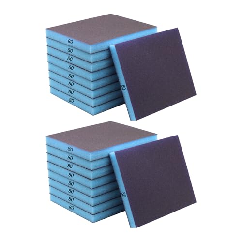 Schleifschwämme für nass und trocken auf Holz, Metall, einfache Handhabung auf komplexen Oberflächen, Formholzblock, 18 Stück Schleifschwämme für nass und trocken auf Holz, Metall, einfache Handhabung auf komplexen Oberflächen, Formholzblock, 18 Stück von TENYELE