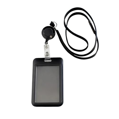Sliding Action Card Wasserbeständiger Einziehbarer ABS Abzeichenhalter Mit Abnehmbarem Hals Lanyard Für Office School ABS Arbeitsabzeichen Mit Nackengurt von TENYELE