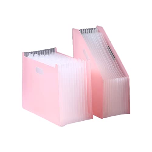Stehendes Akkordeon-Ordner-Set, A4, Aktenordner, Dokumenten-Organizer, Ordner, 13 Taschen, 2000 Blatt, 2 Stück Stehendes Akkordeon-Ordner-Set, A4, Aktenordner, Dokumenten-Organizer, Ordner, 13 Taschen, 2000 Blatt, 2 Stück von TENYELE