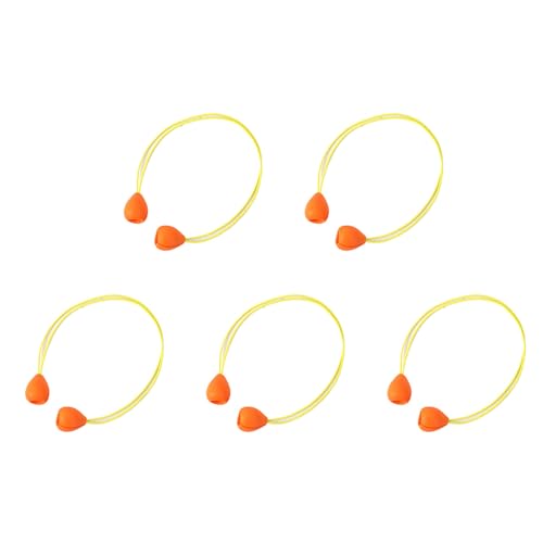 TENYELE 5 Pcs Häkelhakenspitze Stopper Blütenform Nadelspitze Stopper Strick Nadelpunktschutz Für Stricken Von Handwerksspitzen Beschützern von TENYELE