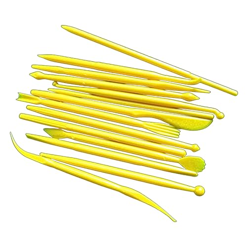 TENYELE 6/14 Set Modelliermasse-Set, Wachsschnitzerei, Töpferwerkzeuge, Skulpturenformer, Polymer-Modelliermasse, Werkzeuge für Liebhaber, Modellierwerkzeug zum Formen von doppelseitiger TENYELE 6/14 Set Modelliermasse-Set, Wachsschnitzerei, Töpferwerkzeuge, Skulpturenformer, Polymer-Modelliermasse, Werkzeuge für Liebhaber, Modellierwerkzeug zum Formen von doppelseitiger von TENYELE