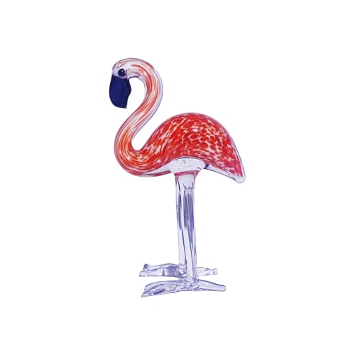 TENYELE Handcrafts Glasfigur Flamingos, Tierskulptur, Ornament für elegante Häuser, Hochzeiten, Partys, Dekorationen und Kunstliebhaber TENYELE Handcrafts Glasfigur Flamingos, Tierskulptur, Ornament für elegante Häuser, Hochzeiten, Partys, Dekorationen und Kunstliebhaber von TENYELE