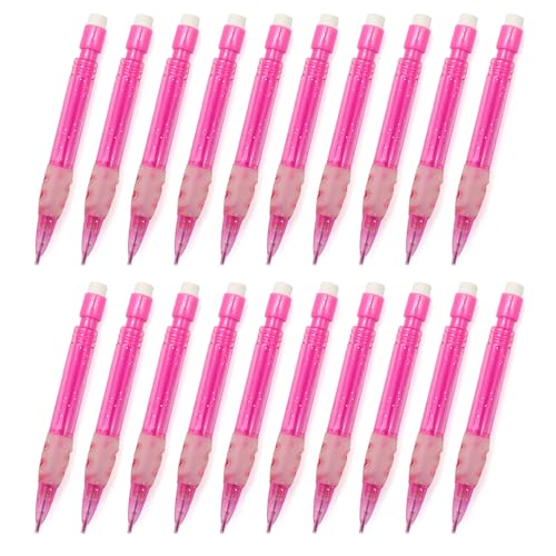 TENYELE Kleine Druckbleistifte, 0,7 mm, kurz, automatisch, mit kleinem Radiergummi, zum Schreiben, Zeichnen, Skizzieren, 20 Stück TENYELE Kleine Druckbleistifte, 0,7 mm, kurz, automatisch, mit kleinem Radiergummi, zum Schreiben, Zeichnen, Skizzieren, 20 Stück von TENYELE