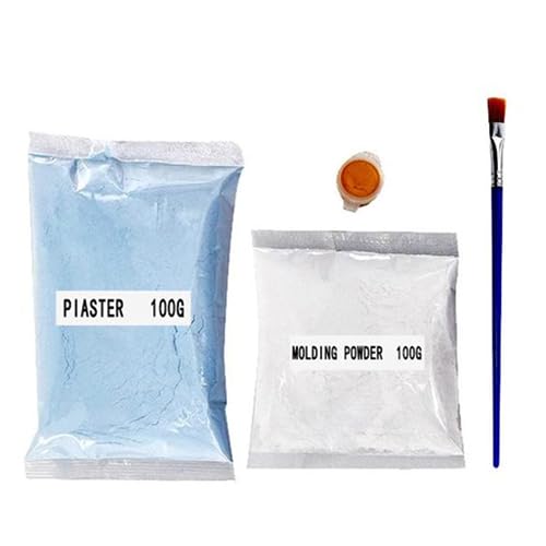 TENYELE Kreatives Baby-Handformpuder, Baby-Hand-, Fuß-, Gießpulver, zum Basteln, Gießen von Alginat, für die Haut, sicher für Klonhände TENYELE Kreatives Baby-Handformpuder, Baby-Hand-, Fuß-, Gießpulver, zum Basteln, Gießen von Alginat, für die Haut, sicher für Klonhände von TENYELE