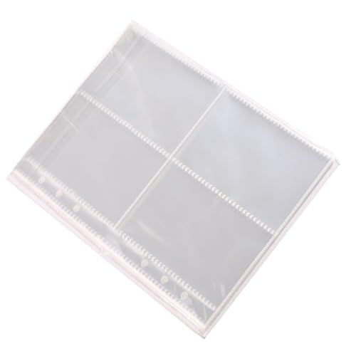 TENYELE Plüsch-Fotoalbum mit 6 Ringen, 6 Löcher, vorgestanzt, 4 Taschen für Fotokarten-Organisation TENYELE Plüsch-Fotoalbum mit 6 Ringen, 6 Löcher, vorgestanzt, 4 Taschen für Fotokarten-Organisation von TENYELE