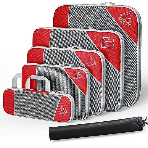 Tragbare, leichte Taschen, mehrfarbig, visueller Gepäck-Organizer, Tasche, Reisen, komprimierbar, Aufbewahrungstaschen-Set, Netzstoff, visueller Gepäck-Organizer, 3 Stück/6 Stück Tragbare, leichte Taschen, mehrfarbig, visueller Gepäck-Organizer, Tasche, Reisen, komprimierbar, Aufbewahrungstaschen-Set, Netzstoff, visueller Gepäck-Organizer, 3 Stück/6 Stück von TENYELE