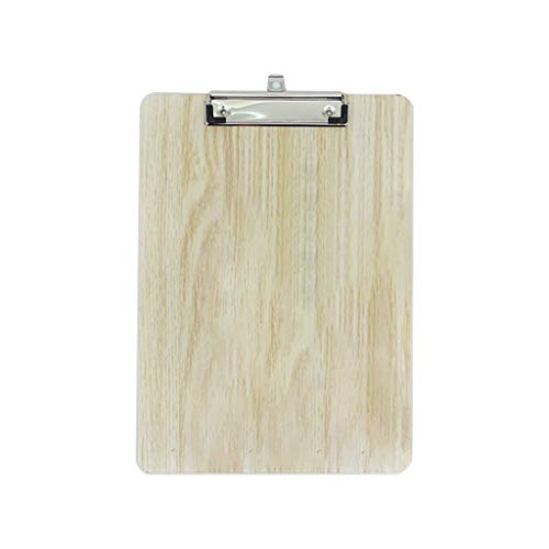 Tragbares Schreibklemmbrett aus Holz, Hartfaserplatte, Dokumentenhalter, Klemmbrett, Datei, Hartfaserplatte mit Batteriefly-Clip Tragbares Schreibklemmbrett aus Holz, Hartfaserplatte, Dokumentenhalter, Klemmbrett, Datei, Hartfaserplatte mit Batteriefly-Clip von TENYELE