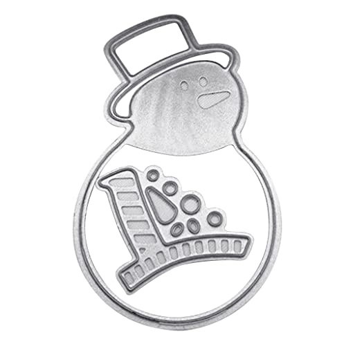 Weihnachts-Schneemann-Metall-Stanzformen, exquisite Scrapbooking-Prägeschablone, Weihnachtsgrußkarten, Zubehör, Schneemann-Stanzformen für Kartenherstellung Weihnachts-Schneemann-Metall-Stanzformen, exquisite Scrapbooking-Prägeschablone, Weihnachtsgrußkarten, Zubehör, Schneemann-Stanzformen für Kartenherstellung von TENYELE