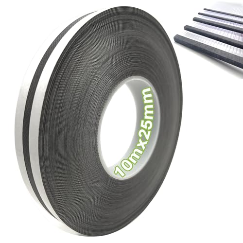 TEOV 10m Anti Dust Tape für Gewächshaus Klebeband, Breite 25mm Kantenverschlussband, für Stegplatten 4-10 mm von TEOV