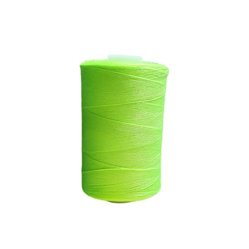 TEQY Nähgarn, 850 m, Nähgarn, 100 % Polyester, Spule, geeignet zum Nähen von Hand und mit der Maschine (Limettengrün) von TEQY
