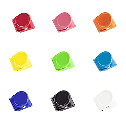 Mehrzweck-Metallklammer, bunte Memo-Notiz-Papierklemme, zufällige Farbe, ideal für Klassenzimmer, Whitebo-Büroklammern und Binder-Clips, farbig für Damen von TERNCOEW
