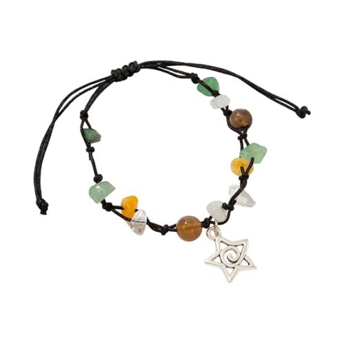 Spiralen Stern Perlen mit unregelmäßigen farbigen Steinen, handgewebte Designs für Damen, Modeschmuck, Accessoire, bunte Edelsteine Spiralen Stern Perlen mit unregelmäßigen farbigen Steinen, handgewebte Designs für Damen, Modeschmuck, Accessoire, bunte Edelsteine von TERNCOEW