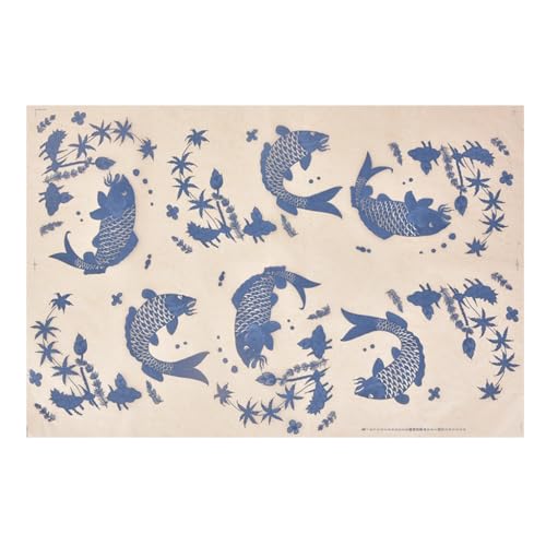 TERNCOEW Blumen-Ton-Transferpapier für Keramik, 54 x 37 cm, wasserlösliche Papier-Ton-Transferblätter für Ton, Ohrringe, Schmuckherstellung TERNCOEW Blumen-Ton-Transferpapier für Keramik, 54 x 37 cm, wasserlösliche Papier-Ton-Transferblätter für Ton, Ohrringe, Schmuckherstellung von TERNCOEW