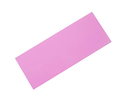 TESDA G10 Abstandshalter 100 x 250 x 1 mm Griffmaterial für Messer, das Griffschalen herstellt, Satz 1-teilig (pink) von TESDA