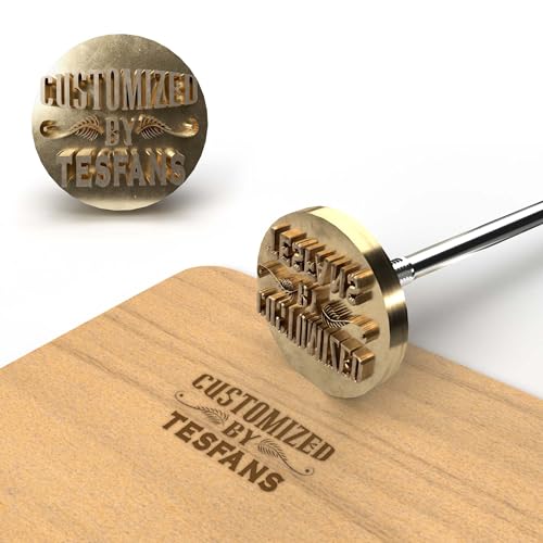 TESFANS Brandeisen für Holz, Brennstempel für Holz, Stempel Personalisiert mit Logo, Personalisierter Brennstempel, Individueller Holzstempel TESFANS Brandeisen für Holz, Brennstempel für Holz, Stempel Personalisiert mit Logo, Personalisierter Brennstempel, Individueller Holzstempel von TESFANS