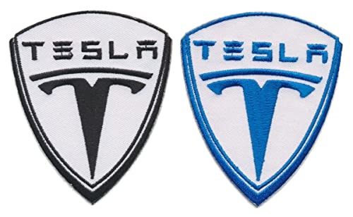 TESLA Patch Aufnäher 2 Stück E-car Elektromobil Model S TURBOVERSAND von TESLA