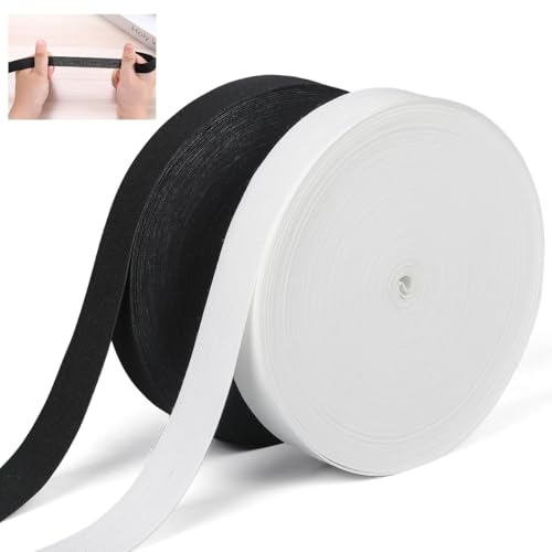 2 Stück Gummilitze 10m X 1.5cm Breites Gummiband, Schwarzes + Weißes Gummiband zum Nähen Gummiband Hosenbund Gummiband Nähen Elastisches zum Schneidern, Nähen, ändern, Anpassen und DIY-Handwerk 2 Stück Gummilitze 10m X 1.5cm Breites Gummiband, Schwarzes + Weißes Gummiband zum Nähen Gummiband Hosenbund Gummiband Nähen Elastisches zum Schneidern, Nähen, ändern, Anpassen und DIY-Handwerk von TESSTSY